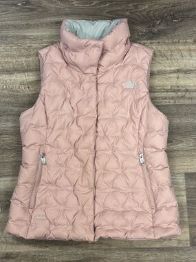 The North Face Holladown 550 Pink Down Vest Women’s Large